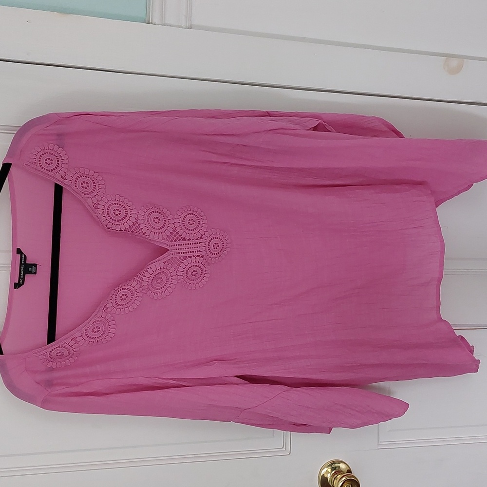 Zac & Rachel Sharkbite Peasant Top, EUC